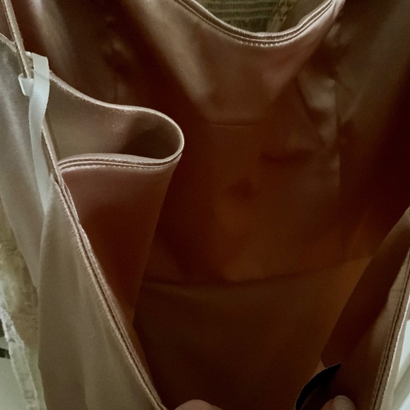 NWT JENNY YOO Satin Evening Gown Full Length - Picture 8 of 8